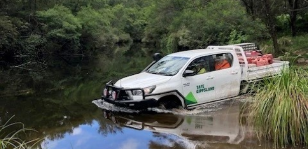 4WD training at Forestec campus
