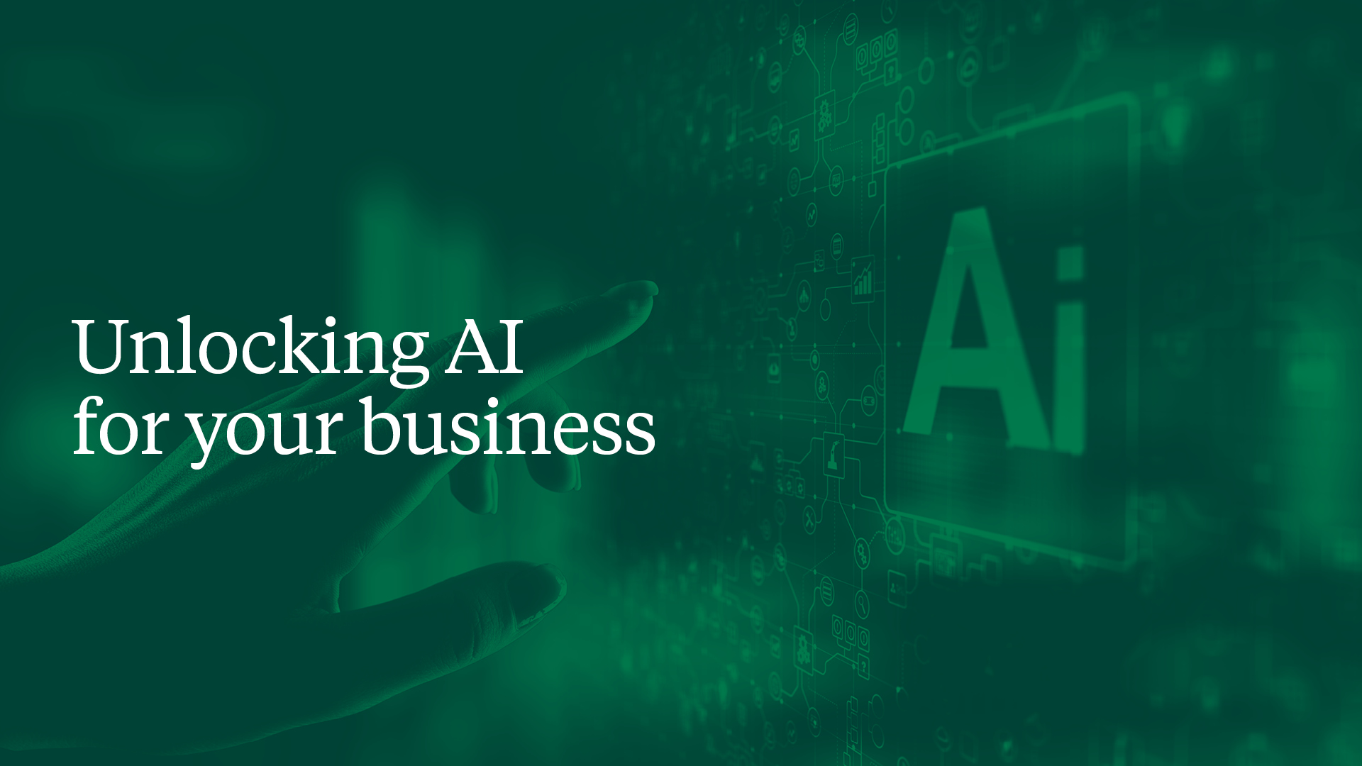 Unlocking AI for your business_web banner