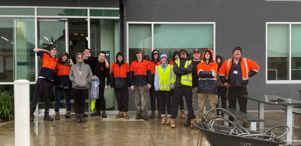 The Certificate II in Conservation and Ecosystem Management  VDSS team and teachers at Warragul campus