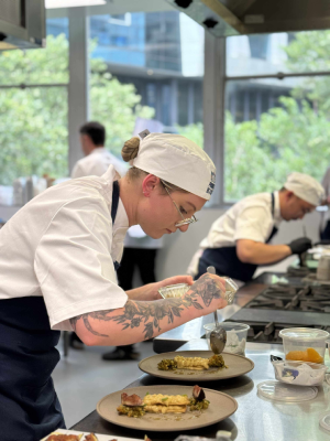 Jesse Payne participating in the Proud to be a Chef program