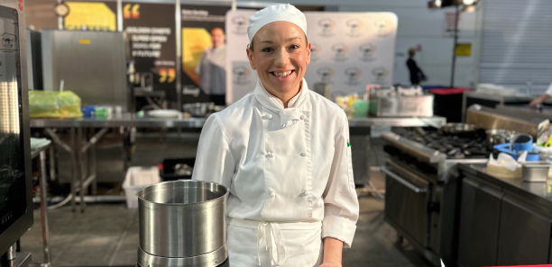 Carmelle Larson competing at AUS_TAFE Nationals