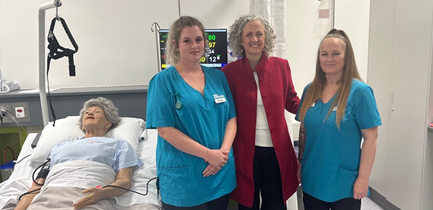 Emily Kemp, Senator Jess Walsh and Rachel Dickerson