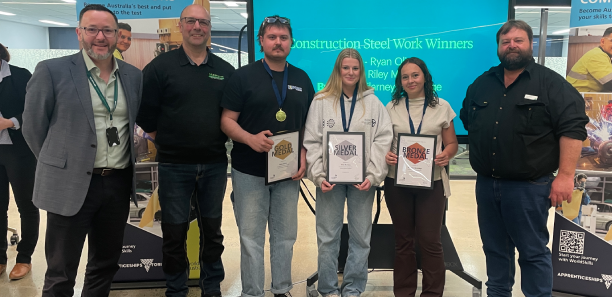 WorldSkills regional winners - Steelwork category