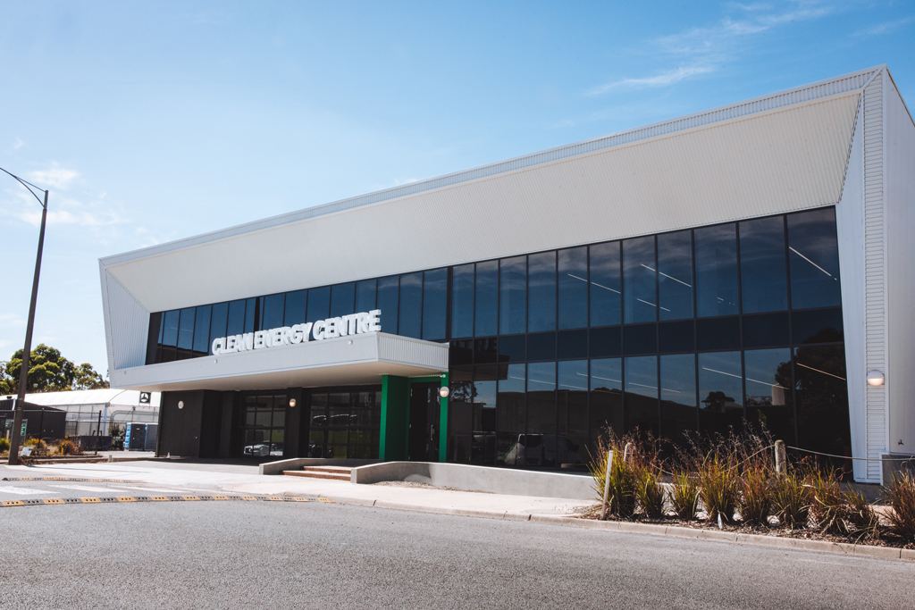 Exterior of TAFE Gippsland&rsquo;s Clean Energy Centre at the Morwell campus.
